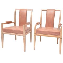 Tommi Parzinger Slat Back Chairs