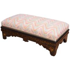 Fine 19th Century English Painted Bench