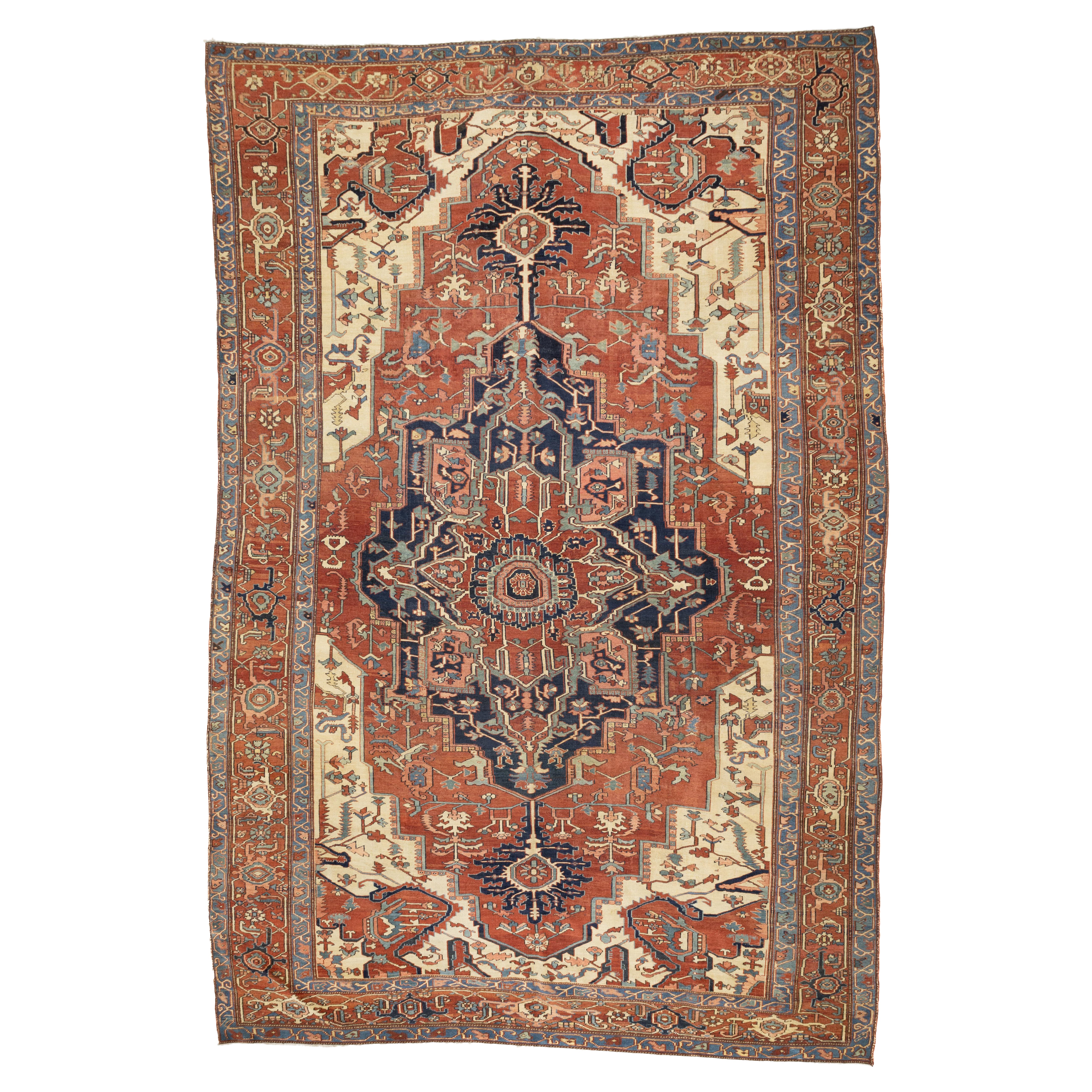 Tapis ancien Persan Serapi 10'2 x 15'0" (en anglais)
