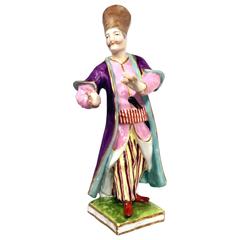 Royal Vienna Continental Porcelain Figure of a Turk, 19th Century