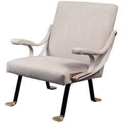 Single Digamma Armchair by Ignazio Gardella, Gavina Edition, Italy, 1957