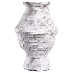 Maryanne Nicholls, White Vessel with Wavering Lip