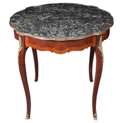 Marble-Topped Guéridon Table