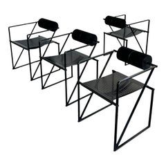 Seconda Chairs by Mario Botta for Alias, Set of 4 circa 1980