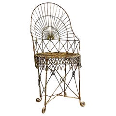 Used A Regency Wirework Garden Chair