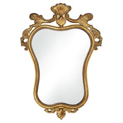 20th Century Belgian baroque mirror in gilded wood