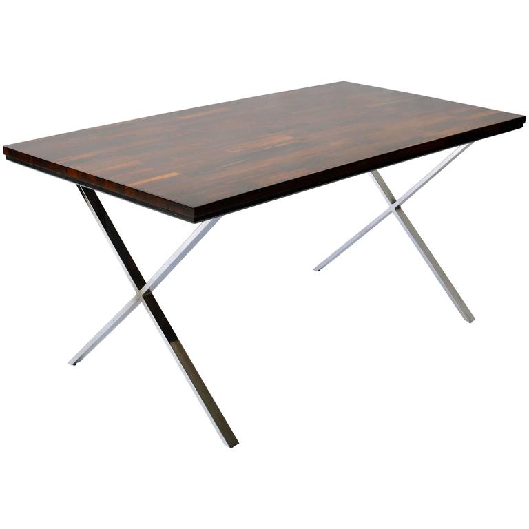Milo Baughman Rosewood Desk At 1stdibs Milo Baughman Rosewood Desk For
