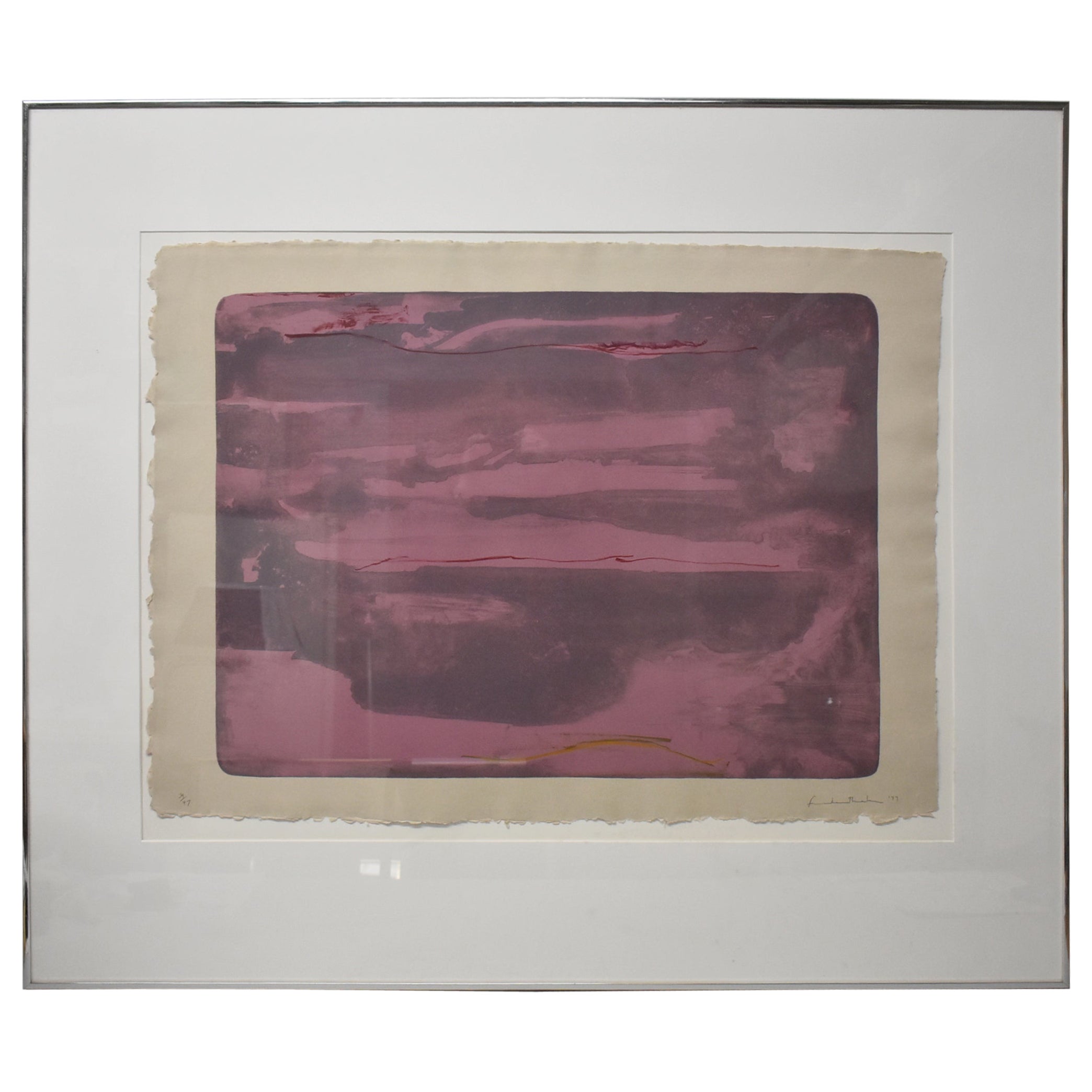 Helen Frankenthaler "Dream Walk" Lithograph, Signed and Numbered 39/47