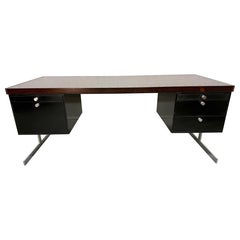 Mid-Century Modern Hugh Acton Style Rosewood Executive Desk