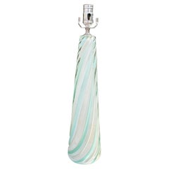Mid Century Murano Glass Lamp By Seguso