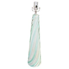 Mid Century Murano Glass Lamp By Seguso
