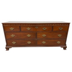 Vintage Baker Furniture 7-Drawer Mahogany Dresser