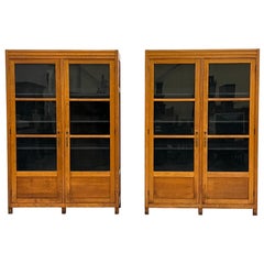 Bookcase Art Deco oak 1920