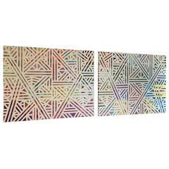 Two Marcus Blake Mix-Media Paintings 2015 Miami Modern 5