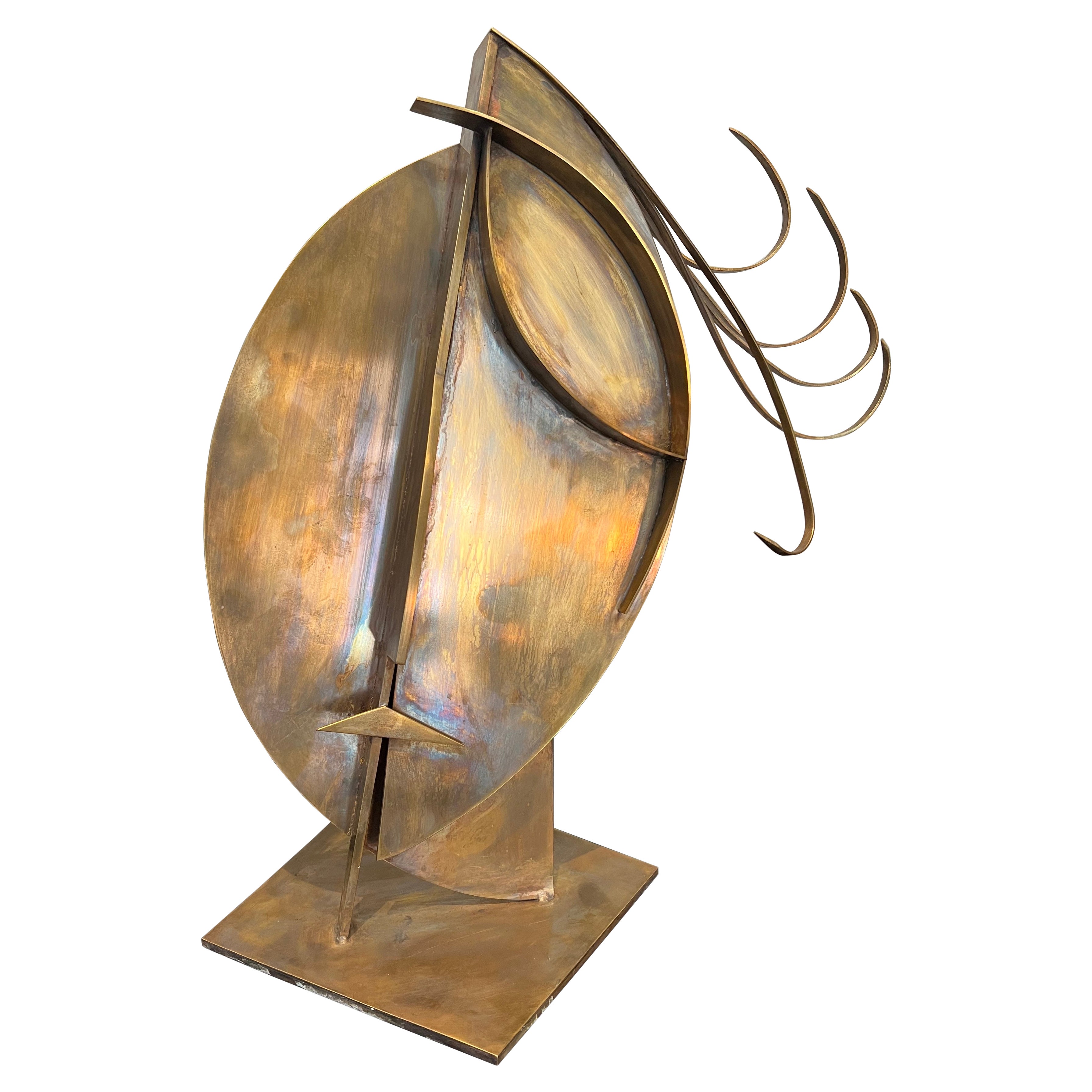 Sculpture of head done by Werkstatte Hagenauer Wien