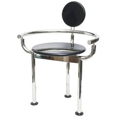 Memphis Style Sculptural Side/Vanity Chair