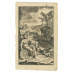 Frontespizio allegorico delle rovine di Roma, Pieter Van Der Aa & F. Halma, 1696