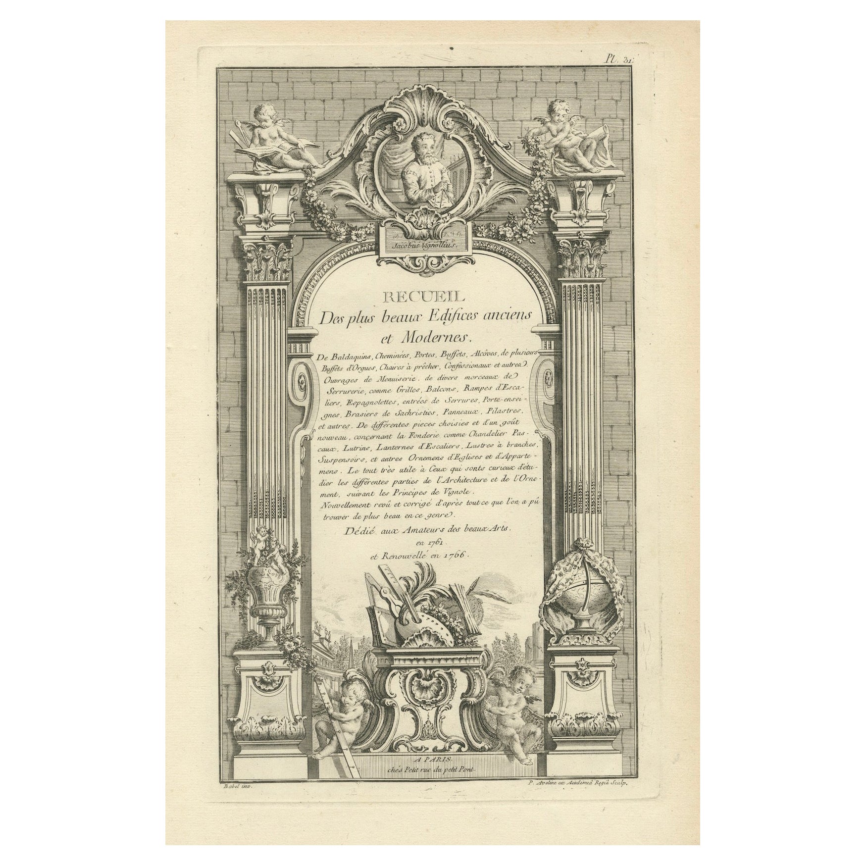 Obras maestras de la arquitectura y la ornamentación: Portada decorativa de 1766