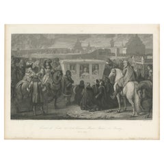Entrada de Luis XIV y María Teresa en Douai, 1667 - En la Guerra de la Devolución