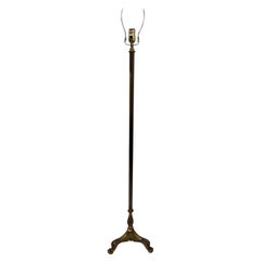 Lampadaire à pattes en laiton