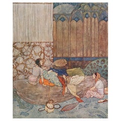 Stampa originale d'epoca di Edmund Dulac, C.C. 1930