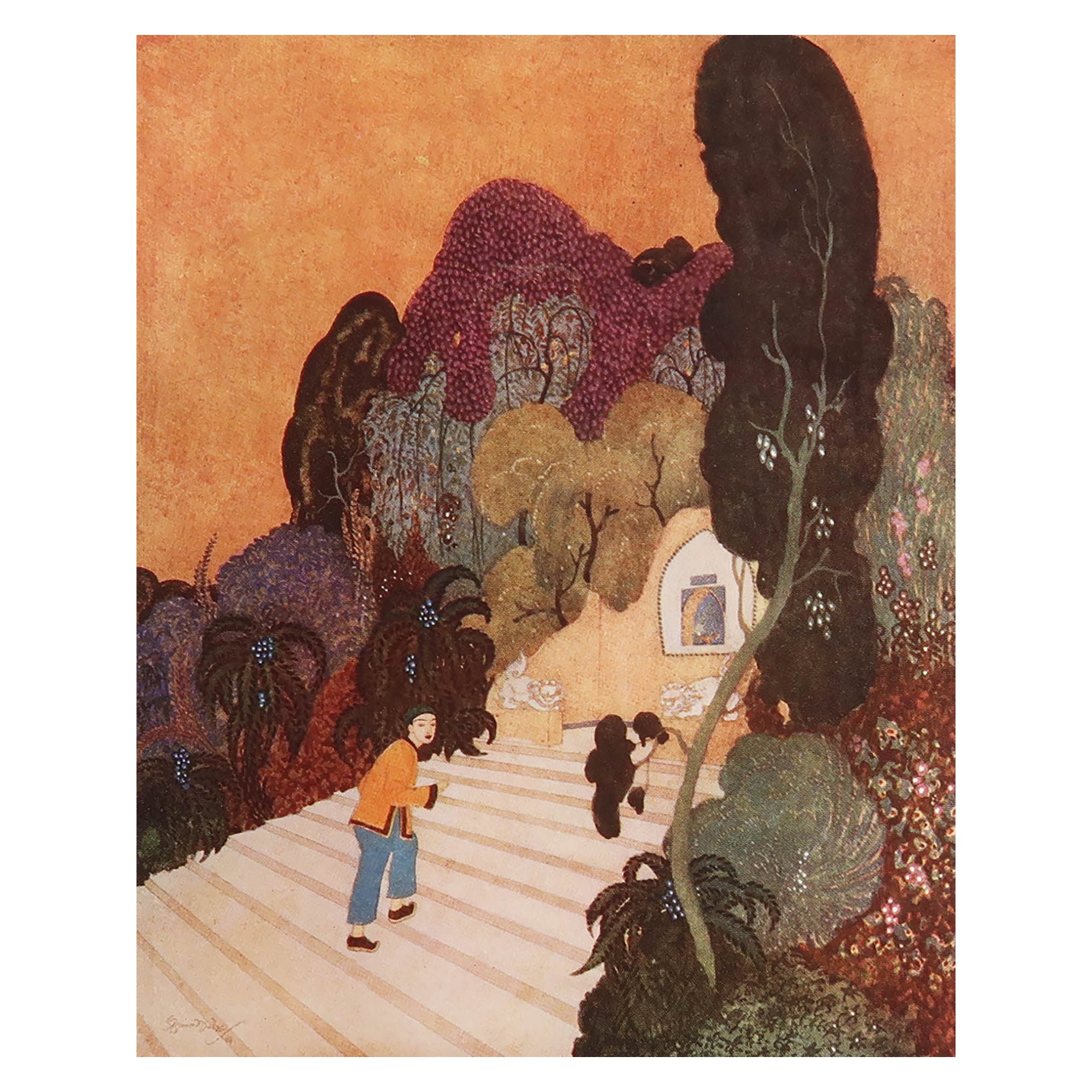 Original Vintage Print by Edmund Dulac, C.1930