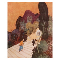 Original-Vintage-Druck von Edmund Dulac, um 1930