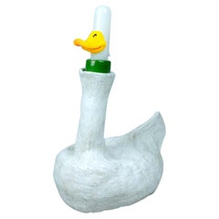 The Great Northern Illuminated Mallard (Spotted, Green Collar) – Sculptural Lamp