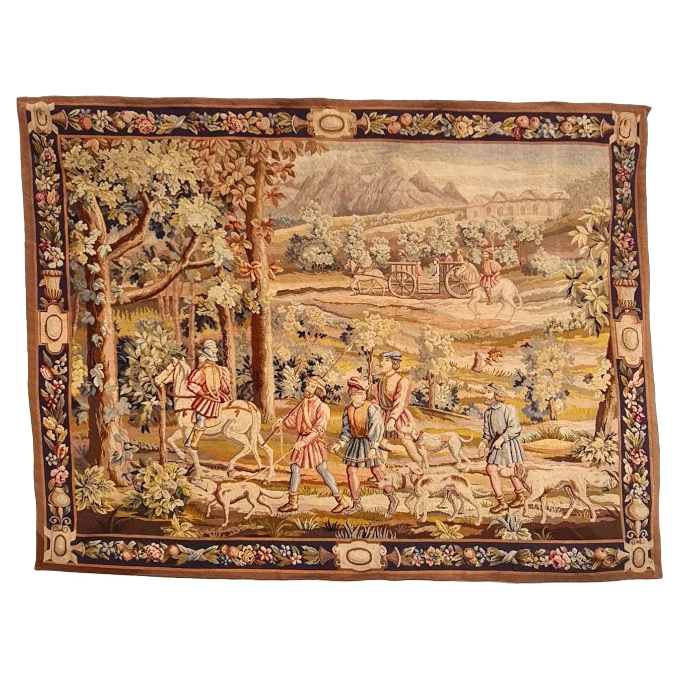Tapisserie d'Aubusson du 19ème siècle