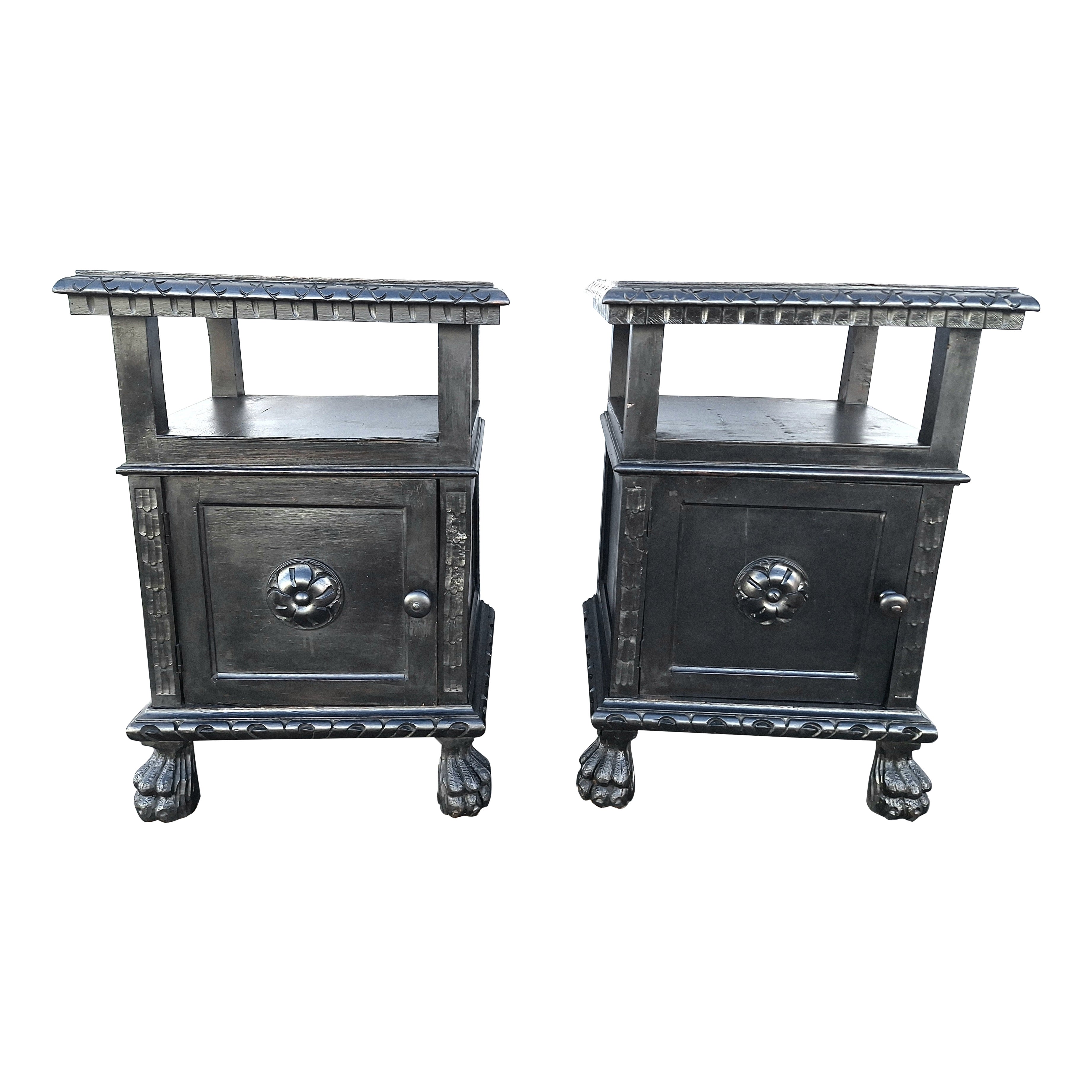 Pair of  Art Deco Night Stands For Sale
