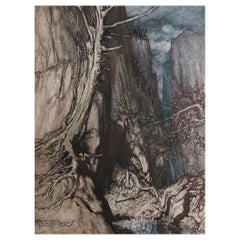 Original Vintage Print by Arthur Rackham, 1910.