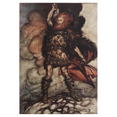 Original Vintage Print by Arthur Rackham, 1910.
