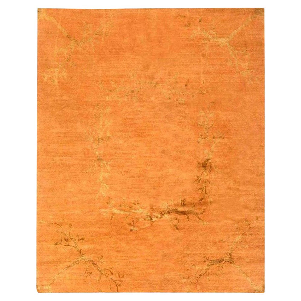 Paolo Moschino Botanic Design Handmade Wool and Silk Rug by Doris Leslie Blau