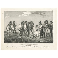 Sharing Astrolabe Gifts at King George's Harbour, New Holland (Australia), 1836