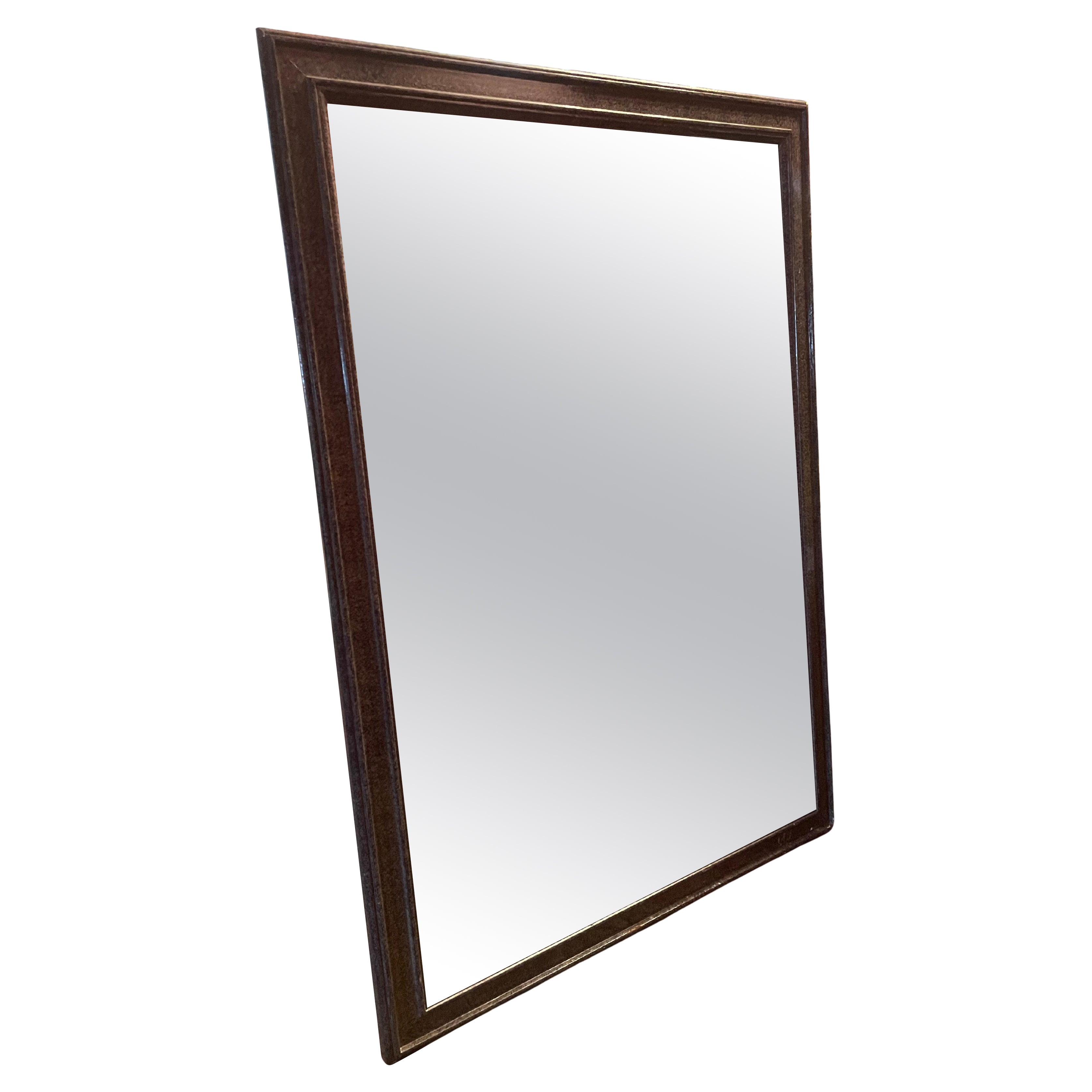 Magnifique miroir contemporain de Paris Plain Glass