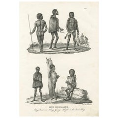 Indigenous People of King George's Harbour and Jervis Bay, New Holland, 1836