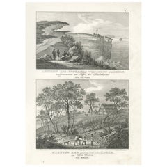 Antique Views of Port Jackson and Seal Hunters' Dwelling, New Holland (New South Wales)
