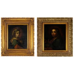 Set Barockgemälde, (17. Jahrhundert) – religiöse Kunst