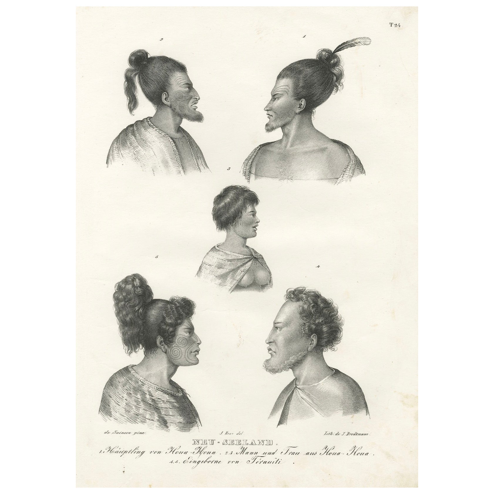 Guardians of Heritage: Maori Chiefs and Families from Hiva Oa and Tewaaiti, 1836