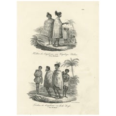 Costumes of the Indigenous People, Cape Palliser & Cook Strait, New Zealand 1836