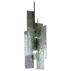 Large Murano Pendant Light Designed by Carlo Nason for Mazzega, Italy 1970s