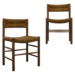 2 chaises Dordogne de Robert Sentou pour Charlotte Perriand - 1950