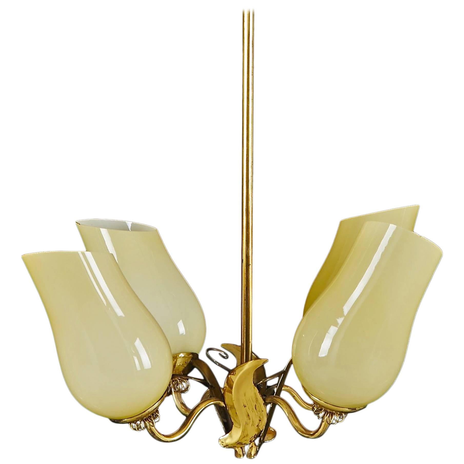 Chandelier in Paavo Tynell Style For Sale