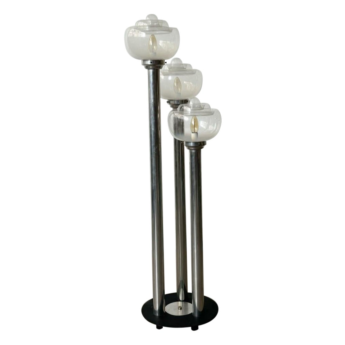 Midcentury Modern Mazzega Murano Glas Stehlampe, 1970er Jahre Italien im Angebot