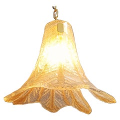Lampada a sospensione in vetro di Murano vintage, per Mazzega Murano, anni '60