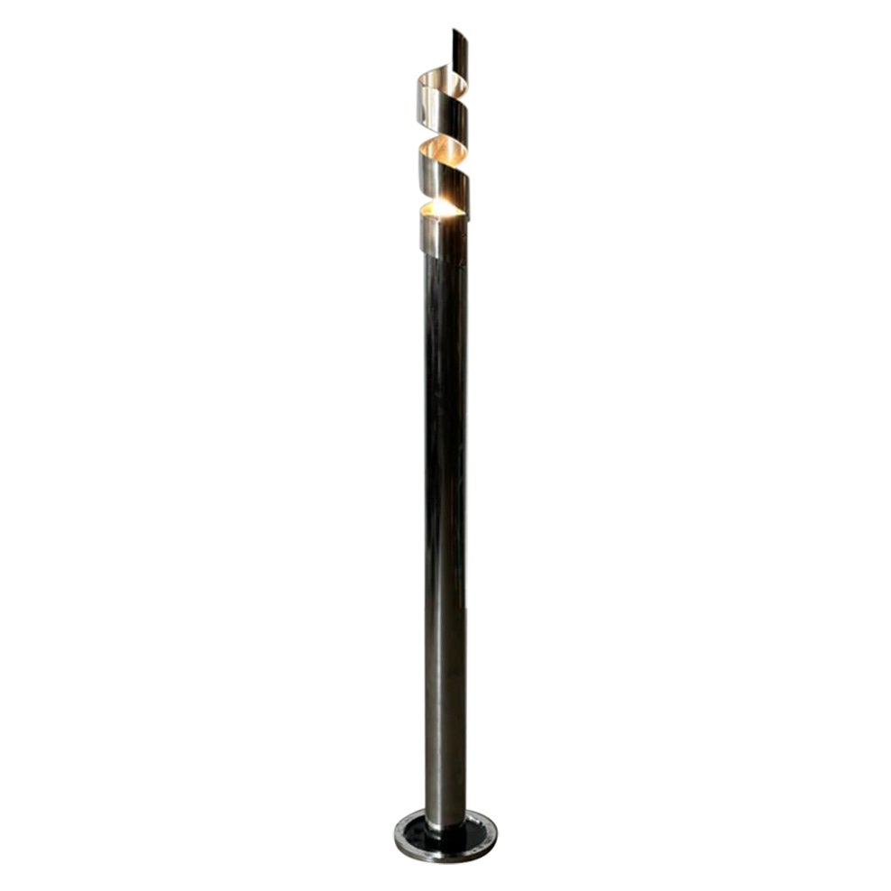 Chrome-Pole Floor Lamp floor lamp, Italy 1970’s