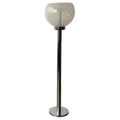 Murano glass floor lamp by Venini, 1970s Italy