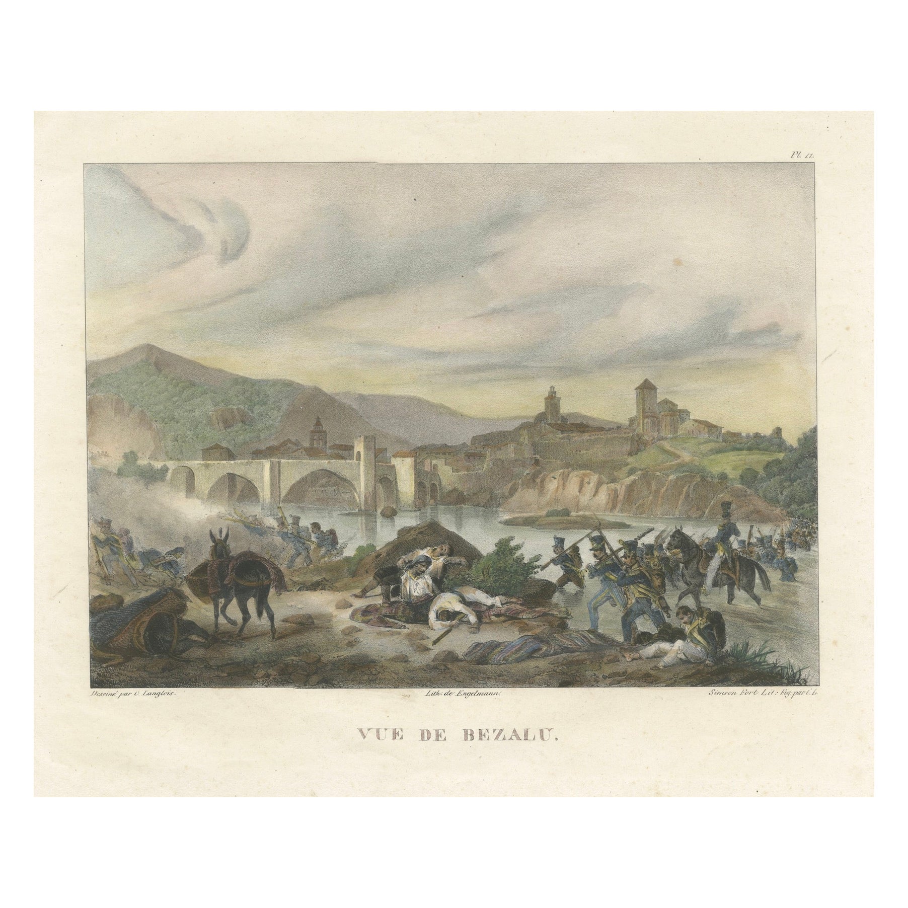 Batalla de Besalú: Tropas francesas en acción durante las guerras napoleónicas, 1808