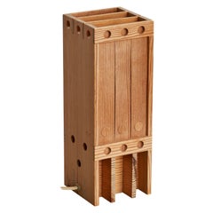 Lampada da tavolo di design svedese, pino, Svezia, anni '1960
