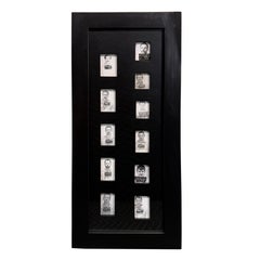 Vintage "Bad Boys" Photo Art - 11 Framed Original Mugshots from 1960's